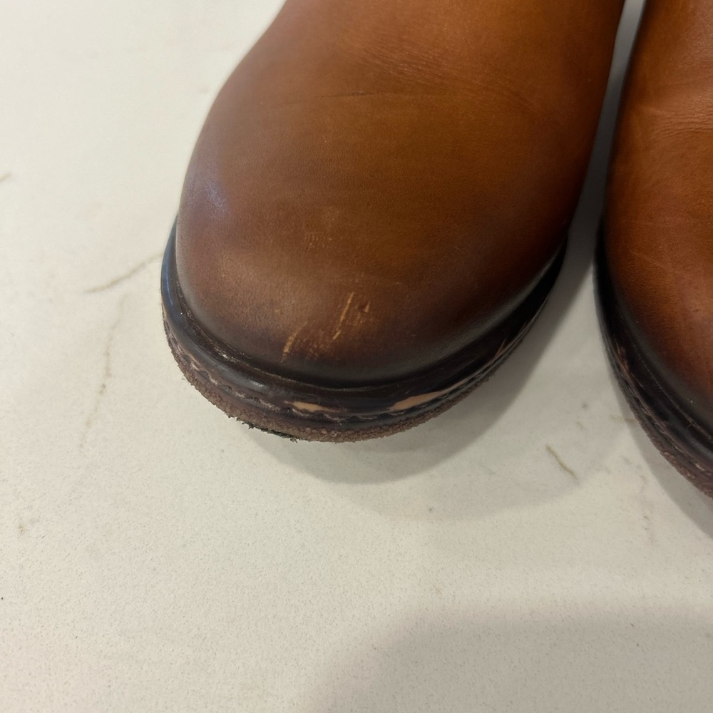 Pikolinos Zaragoza leather cognac fringe bootie sz.38 Boho hippie luxury classic - Picture 3 of 6